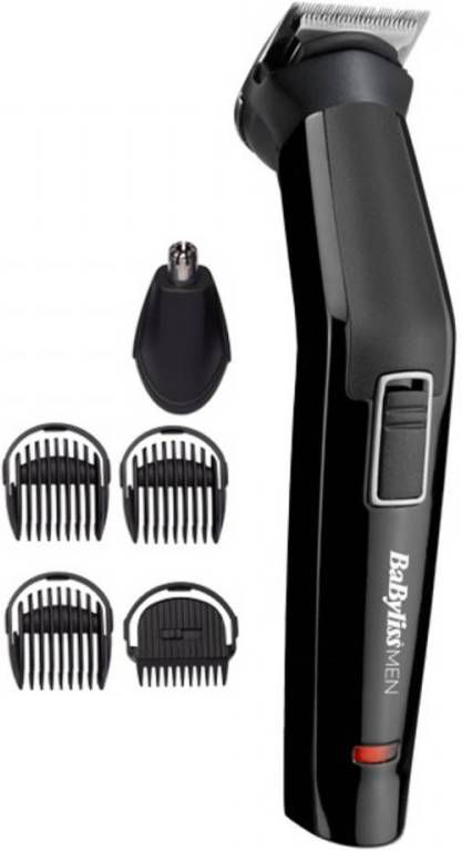 Babyliss Multifunctionele trimmer MT725E MEN 6 in 1 multi trimmer voor baard, wenkbrauwen, neus & oorhaar