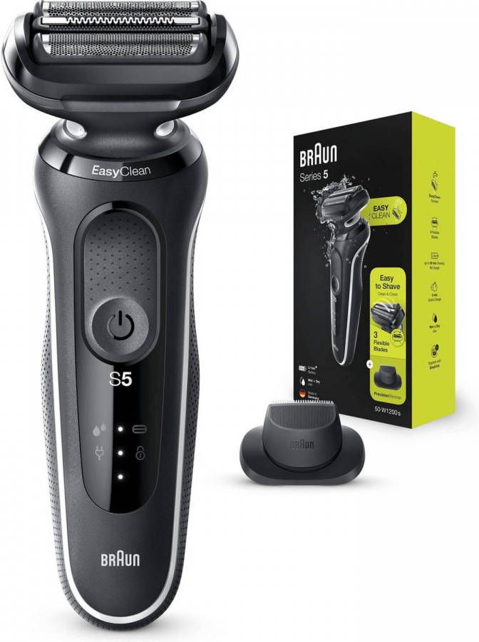 Braun Series 5 50 w1200s Elektrisch Scheerapparaat Met Precisietrimmer