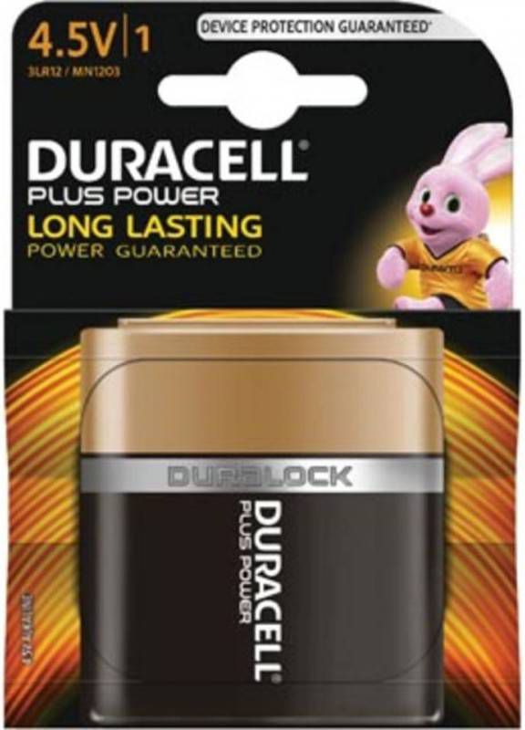 Duracell 3100000025 batterij Alkaline Plus Power 4, 5V 1st.