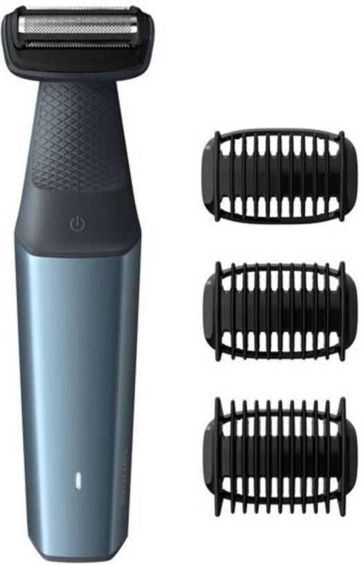 Philips Elektrisch Sscheerapparaat Bodygroom Bg3015/15 Herlaadbaar Zwart Blauw