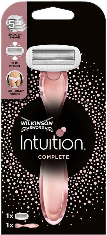 Wilkinson Intuition Compleet Scheerapparaat Met Vervangbare Mesjes Voor Vrouwen 1pc