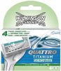 Wilkinson Sword Quattro Titanium Sensitive Scheermesjes 16 mesjes online kopen