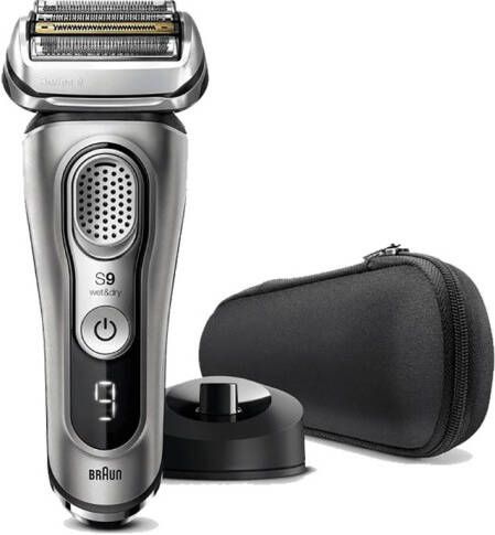 Braun Series 9 9345s Grafiet Elektrisch Scheerapparaat Met Oplaadstandaard