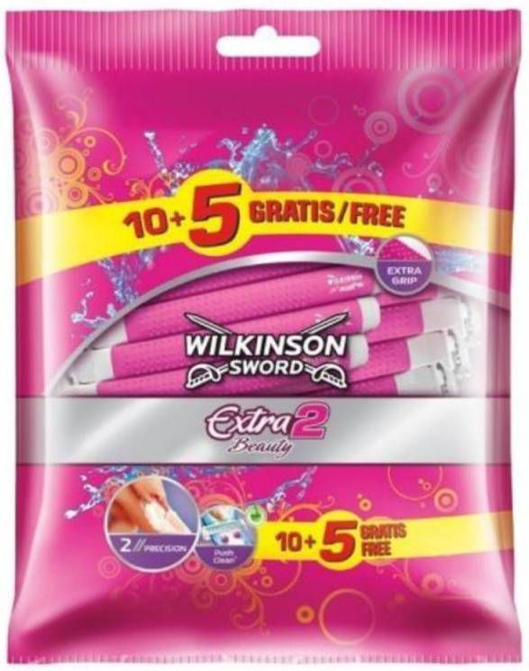 Wilkinson Extra2 Beauty Essentials Wegwerpscheermesjes Voor Vrouwen 15st