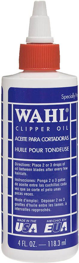 Wahl Clipper Oil voor de hond OP is OP Walh Clipper Oil