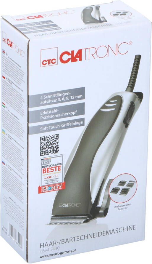 Massamarkt Clatronic Tondeuse Met 4 Opzetkammen