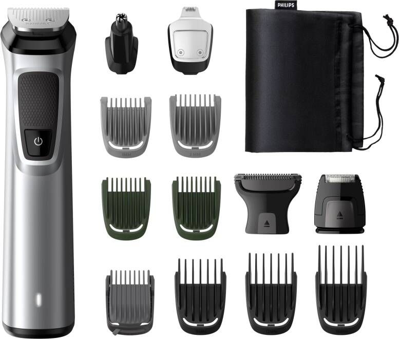 Philips MG7720/15 Multigroom series 7000 trimmer 14 in 1 voor gezicht, haar en lichaam