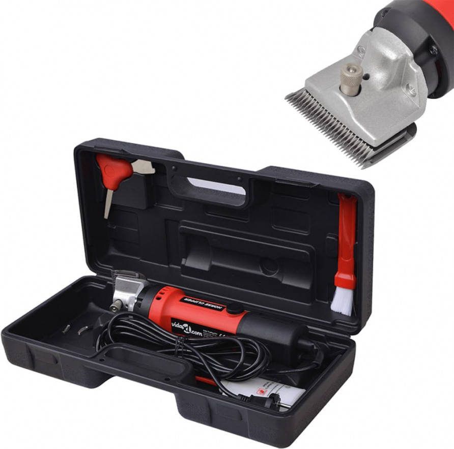 VIDAXL 6 delige Paardentondeuseset 550 W