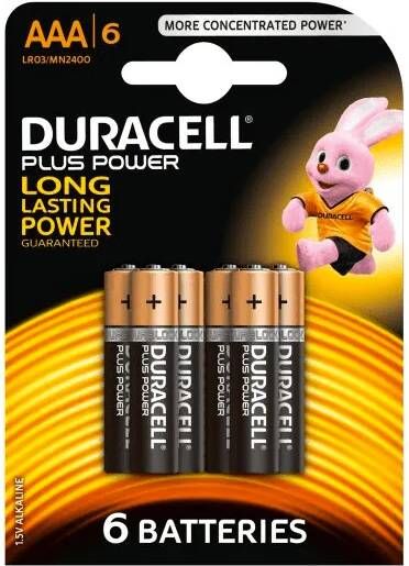 Duracell Batterijen Plus Power Alkaline AAA