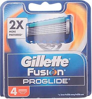 Gillette Fusion Proglide Scheermesjes 4 Navulmesjes