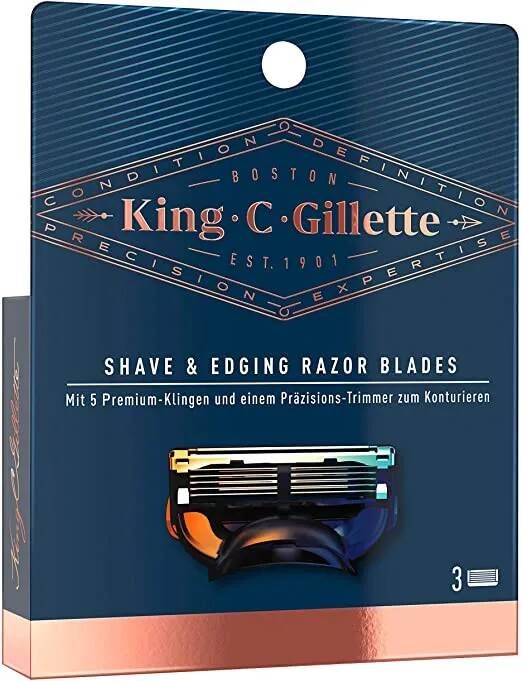 Gillette King C. Scheermesjes 6 Stuks