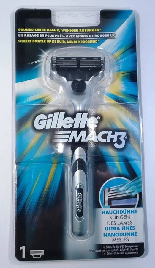 Gillette Mach3 Scheerapparaat + 1 Scheermesje