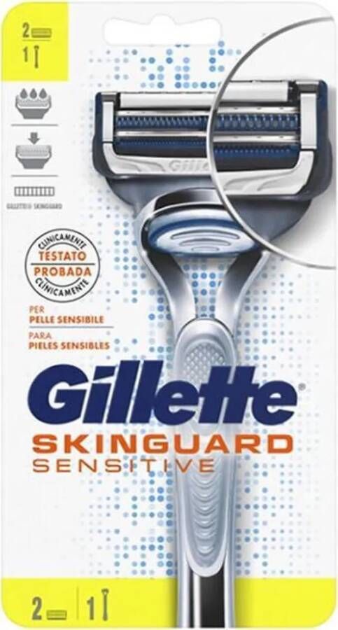 Gillette Skinguard Sensitive Scheermes + 2 Navulmesjes