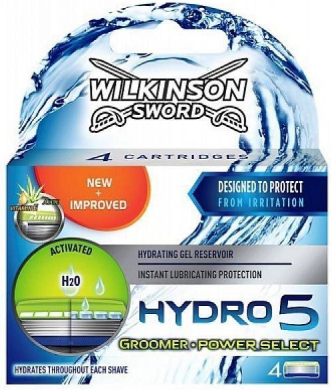 Wilkinson Hydro 5 Jaardeal Groomer Power Select 1 Houder + 54 Mesjes + 3 Scheergel