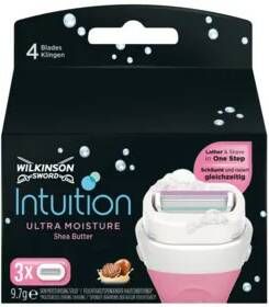 Wilkinson 120x Woman Scheermesjes Intuition Ultra Moisture 3 stuks