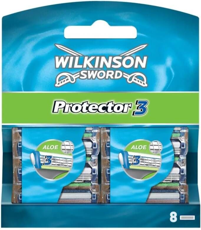 Wilkinson Sword Protector 3 Scheermesjes 8 Navulmesjes