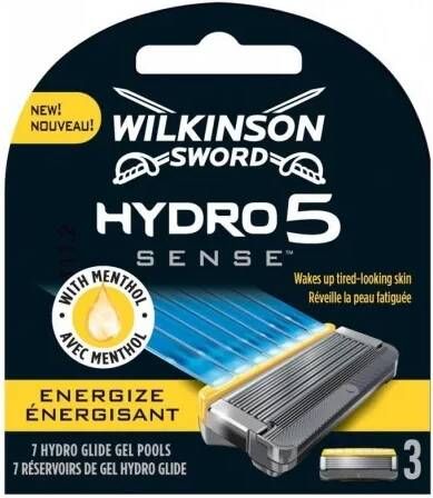 Wilkinson Hydro 5 Sense Jaardeal 1 Houder + 36 Mesjes + 3 Scheergel