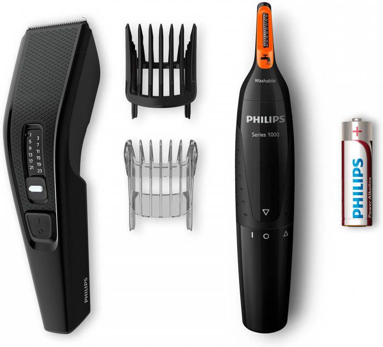 Philips Tondeuse Combi HC3510/85 met Gratis Neushaartrimmer